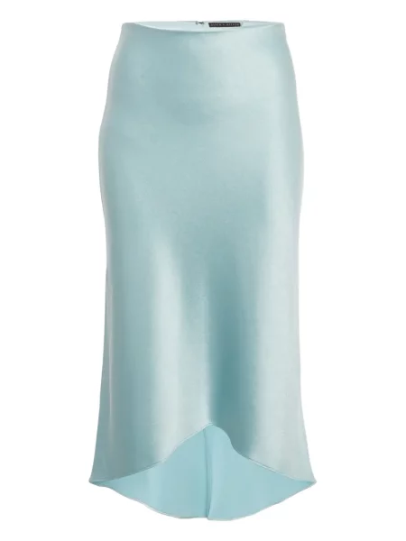 Fusta maxi Alice + Olivia din satin albastru