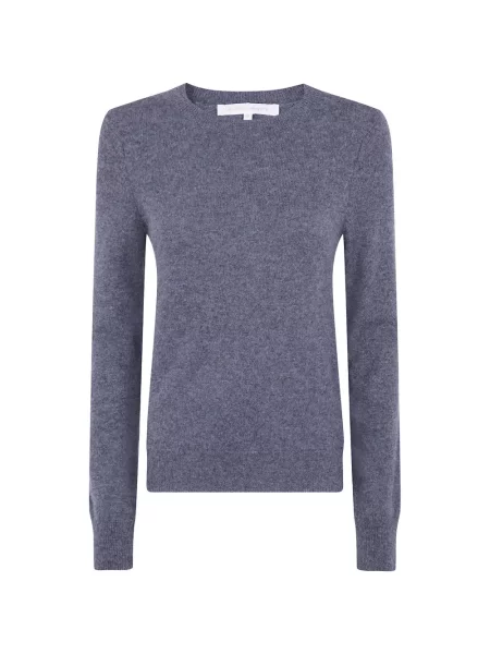 Lung pulover Absolut Cashmere din cașmir cu decolteu rotund gri