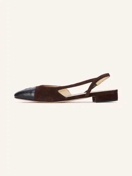 Riani Baleriny Typu Slingback braun czarne