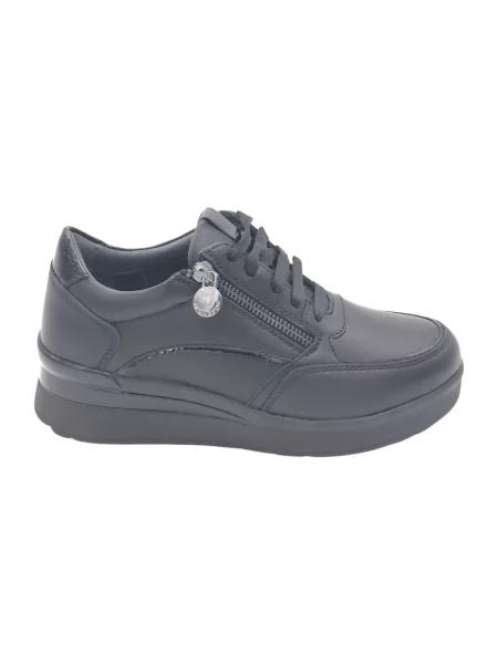 Sneakersy Stonefly skórzane czarne