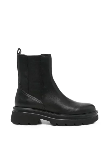 Cizme scurte Bruno Premi din piele chunky negru