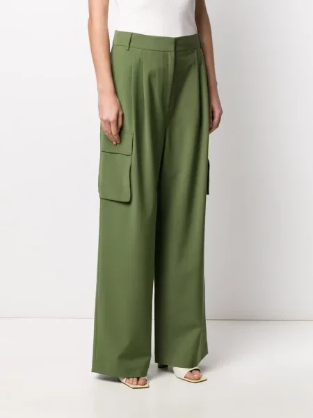 Pantaloni cargo Tibi verde