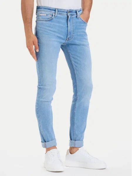 Jeansy Calvin Klein Jeans modré