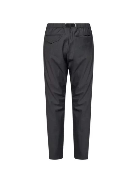 Cu centură pantaloni White Sand conici alb