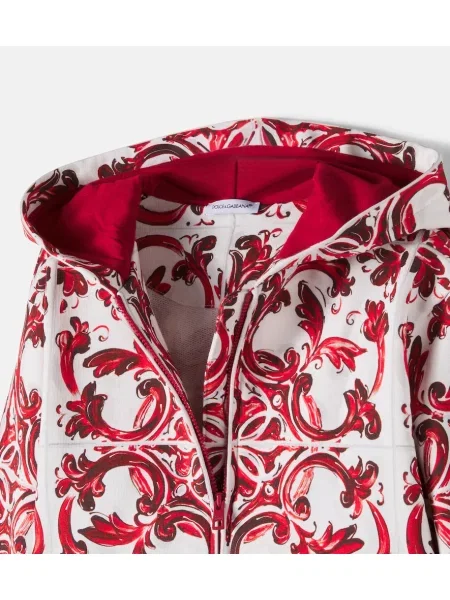 Gyerek kapucnis melegítő felső Dolce&gabbana piros