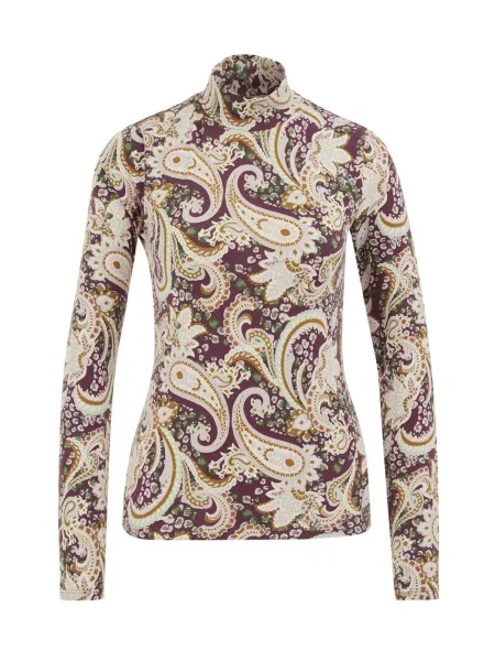 WE Fashion Tricou maro caramel / oliv / mov vânătă / pastel roz