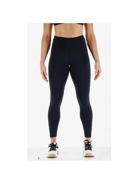 Legginsy długie TYR High Waisted Solid czysta czerń XS czarne