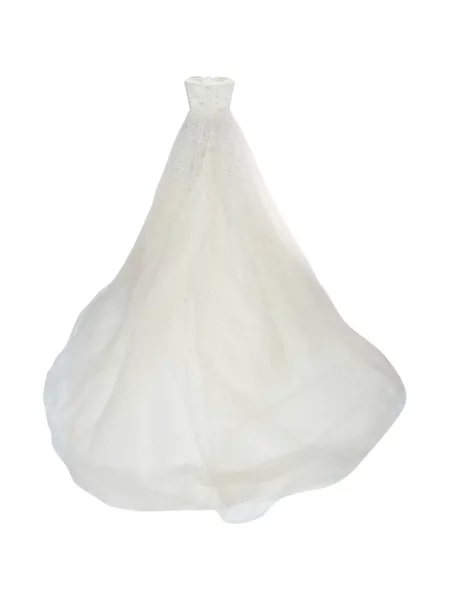 Rochie Elie Saab fără bretele alb