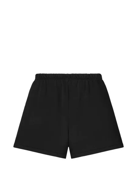 Klasične vezica za zatezanje kratke hlače Fear Of God Essentials crna