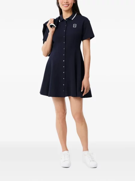 Rochie Lacoste evazată albastru