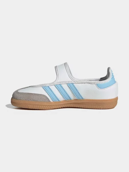 Adidas Originals Дитячі шкіряні балетки SAMBA JANE