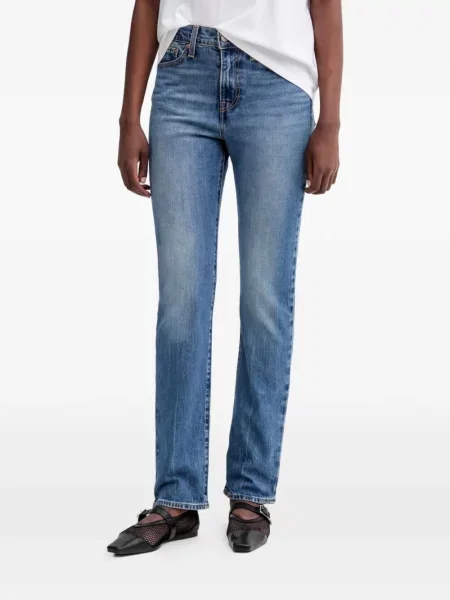 Viseltes hatású dupla soros farmer dzseki Levi's® szürke