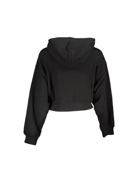Bluza z kapturem Calvin Klein z kapturem czarna