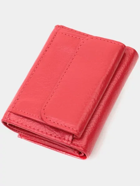 ST Leather Accessories Портмоне Шкіра червоний