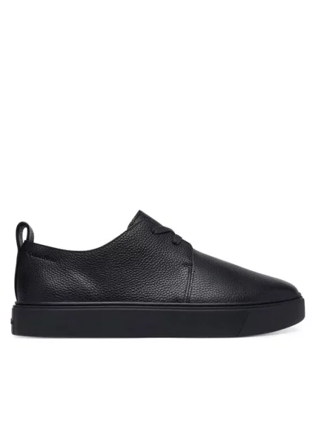 Calvin Klein Pantofi Hybrid Clean Derby Tum Lth negru
