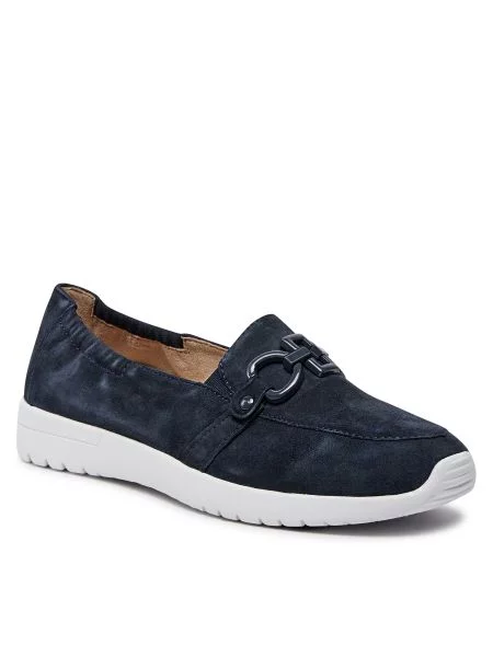 Κλειστά παπούτσια Caprice Ocean Suede μπλε