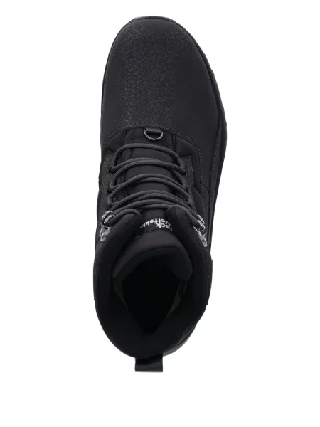 Зимни обувки за сняг Jack Wolfskin с връзки с дантела черно