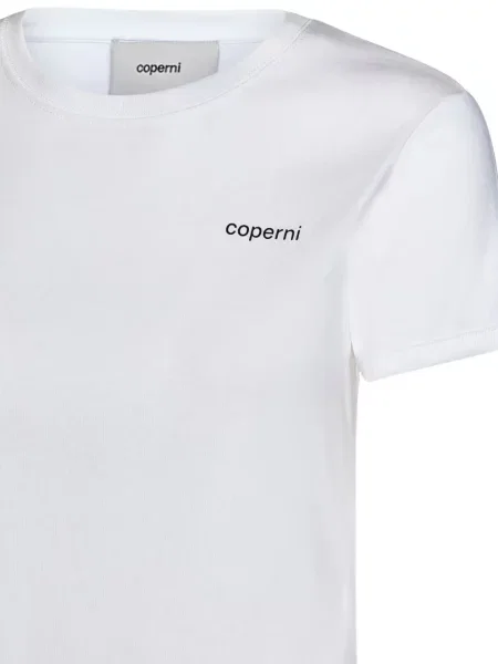 Tricou Coperni cu decolteu rotund alb