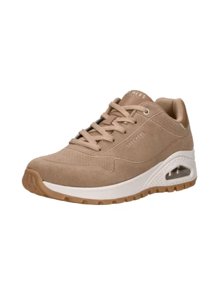 Sneakersy Skechers brązowe