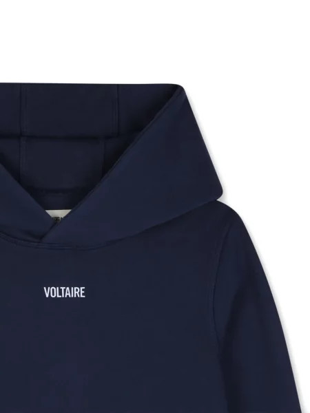 Bluza z kapturem dziecięca Zadig & Voltaire niebieska
