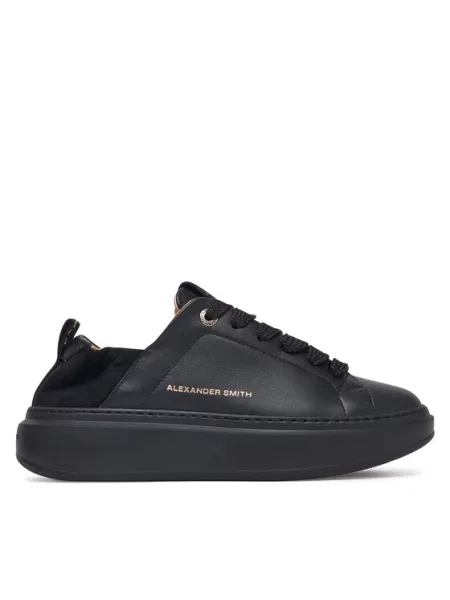 Alexander Smith Sneakers Wembley Rouched negru
