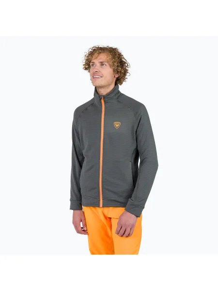 Férfi Rossignol Blackside Fleece Fz onyx melegítőfelső. Méret: XL szürke