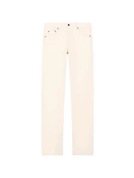 Blugi Emporio Armani din piele cu 5 buzunare