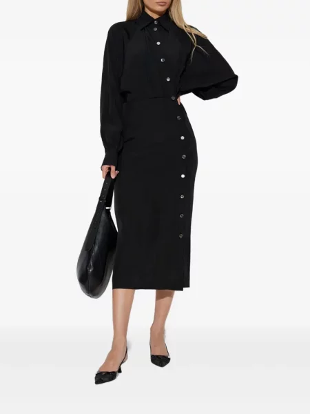 Kostiumas marškininė suknelė Sportmax juoda