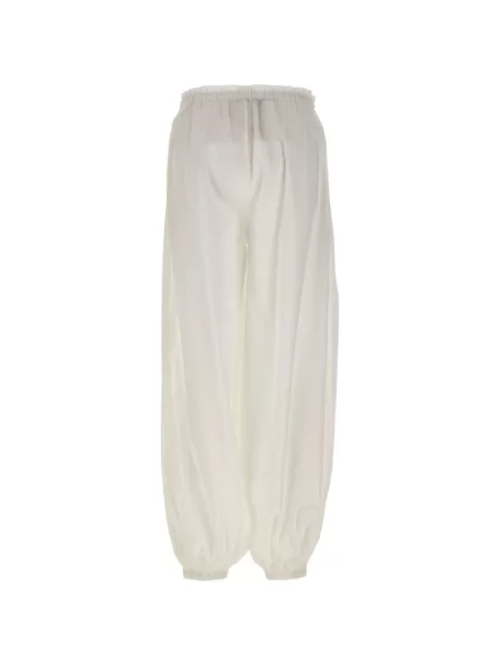 Șnur de strângere pantaloni The Garment alb