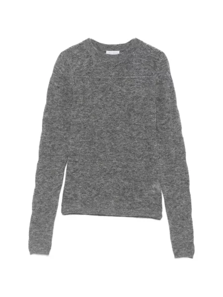 Lung pulover Brunello Cucinelli gri
