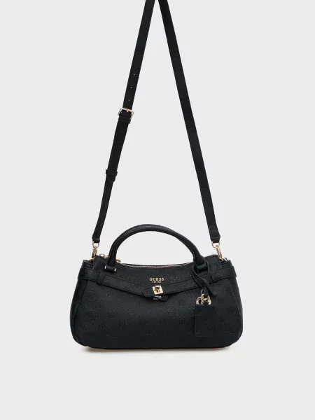 Сумка Guess з лого чорна