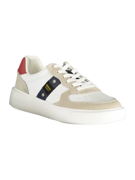 Lniane sneakersy Blauer białe