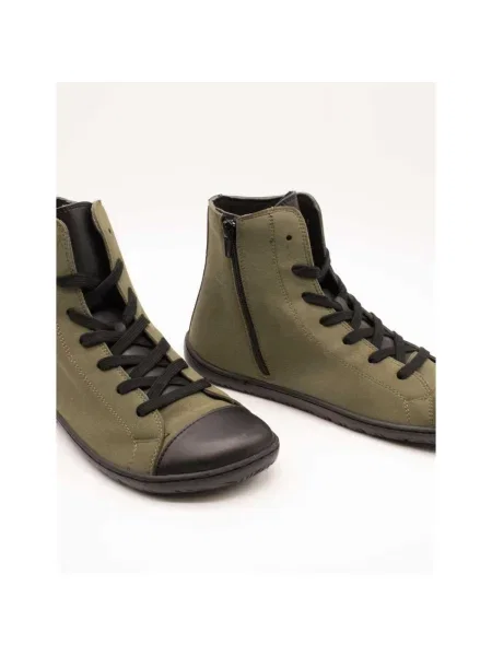 Pantofi Coqueflex din piele de căprioară verde