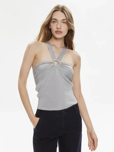 Top Michael Michael Kors argintiu