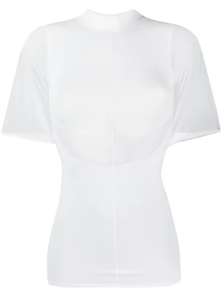 Tricou Courreges alb