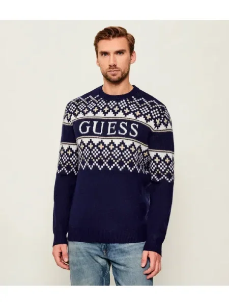 GUESS Pulover | cu adaos de lână