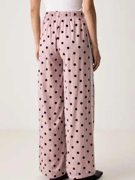 Adidas Originals штани wide leg Wide Leg Polka Dots