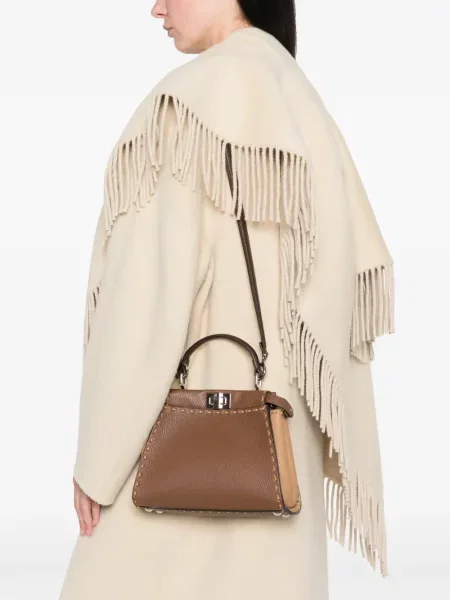 Geantă Fendi din piele maro