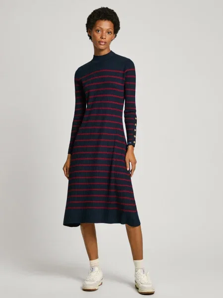 Šaty Pepe Jeans HARLEM DRESS modrá