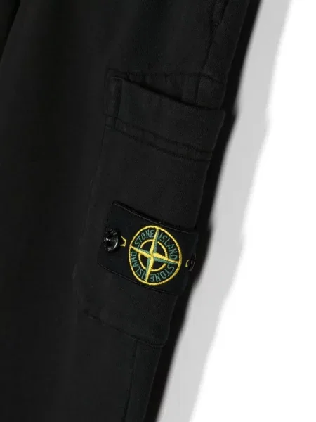 Spodnie dziecięce Stone Island czarne