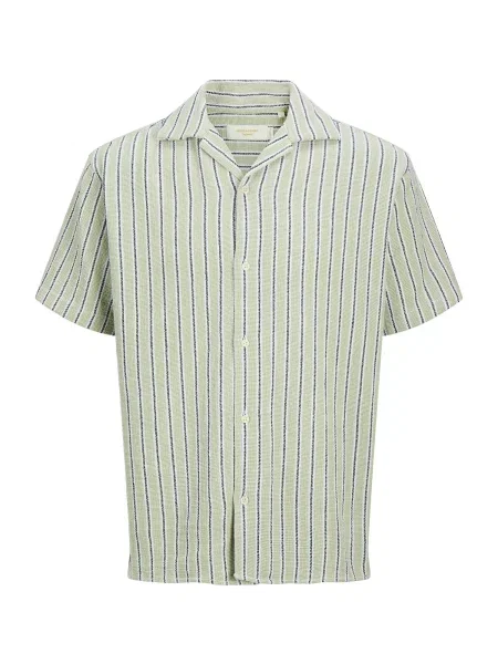 JACK & JONES Košile JORCOBA světlemodrá / tmavě modrá / pastelově zelená bílá