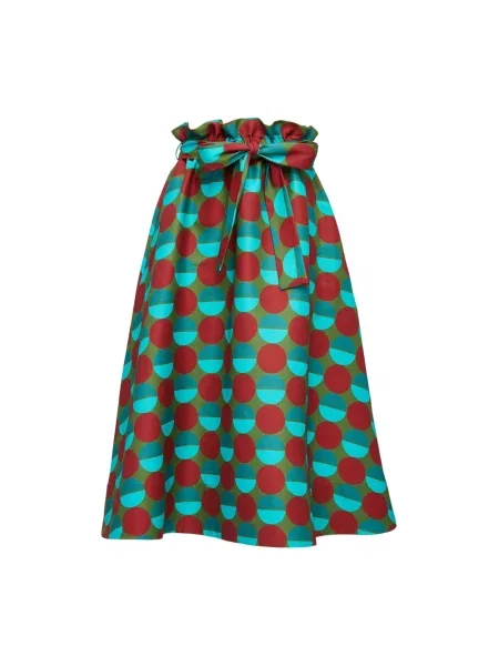 Spódnica La Doublej wełniana zielona