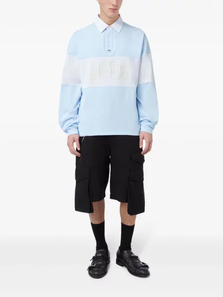 Polo Gcds με κέντημα μπλε
