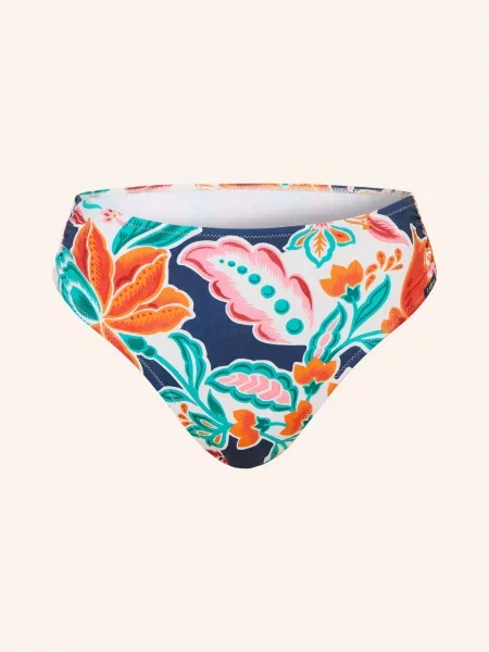 Lidea Podstawowe Figi Bikini Petal Patch blau pomarańczowe