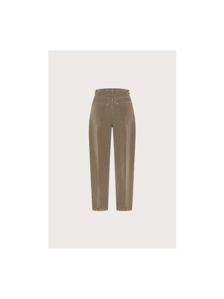 Spodnie Seventy brązowe