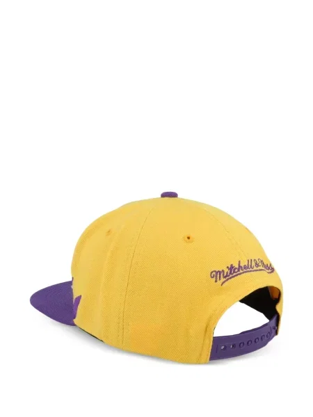 Șapcă Mitchell & Ness cu autograf galben