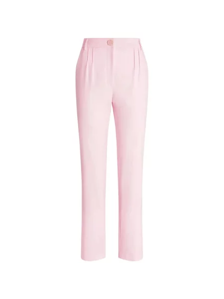 Pantaloni Genny plisate roz