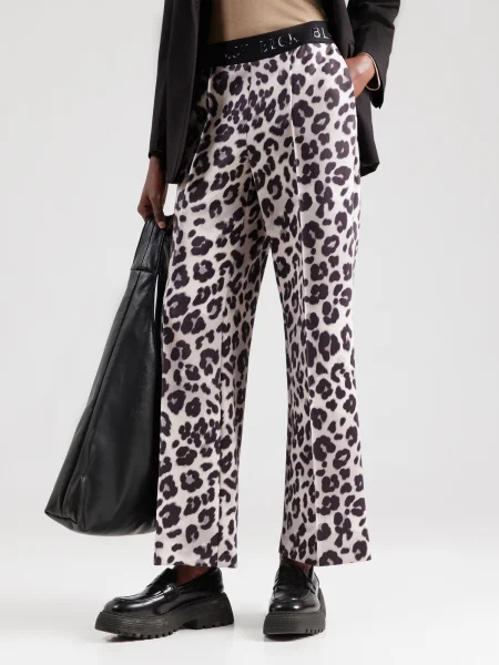 S.Oliver BLACK LABEL Pantaloni ecru negru