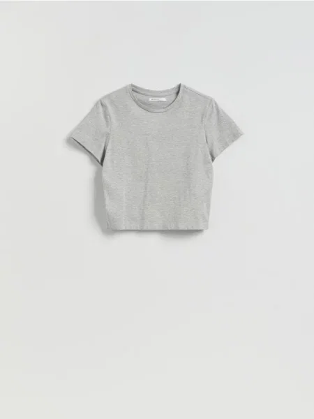 Reserved Tricou din deschis gri