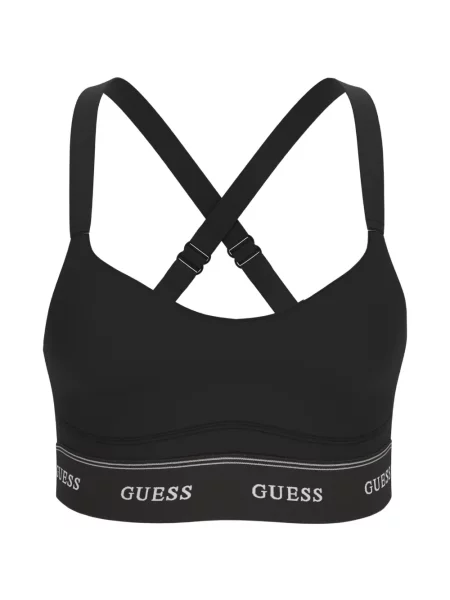 Sutien Guess cu autograf alb